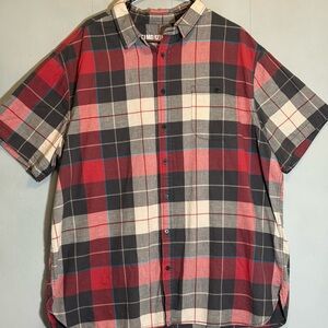 Mossimo Supply Co. Red and Black Plaid Shirt Men’s Sz XXL